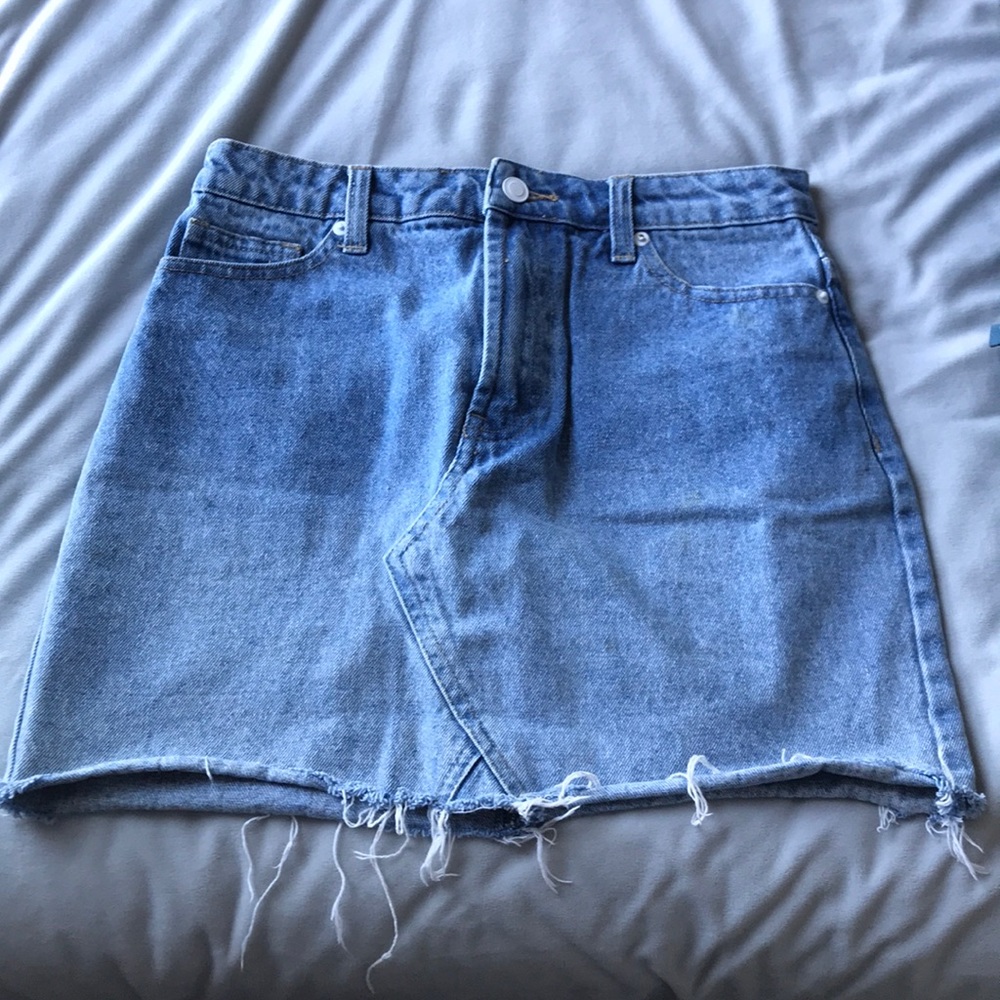 Denim Mini Skirt